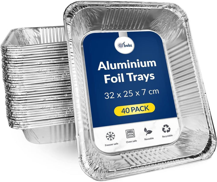 Disposable Aluminum Trays for Baking and Storage