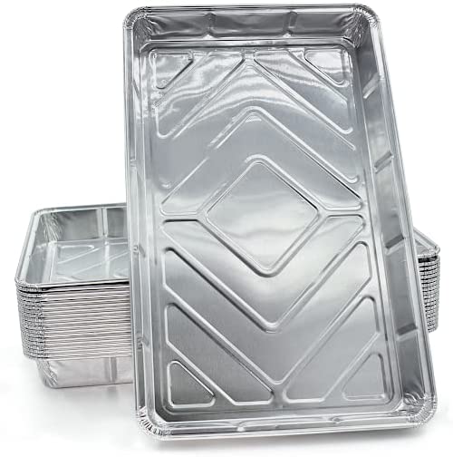 Reusable Aluminium Foil Baking Tray Containers 32cm