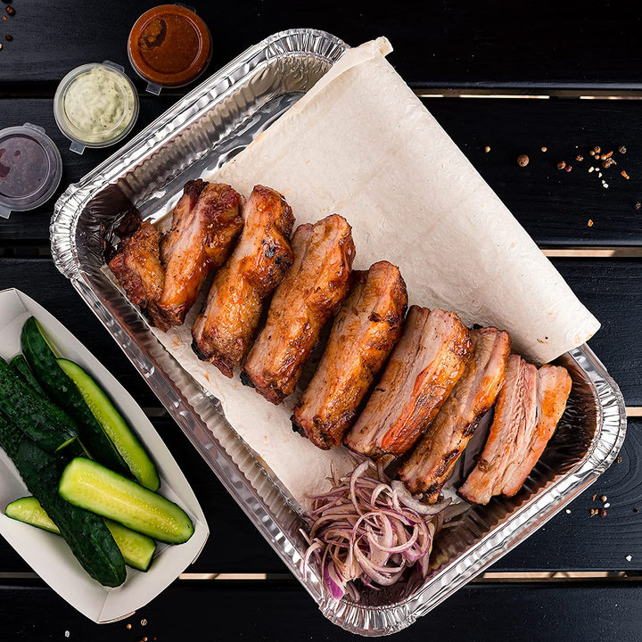 Large Foil Storage Lifestyle Image with Meat