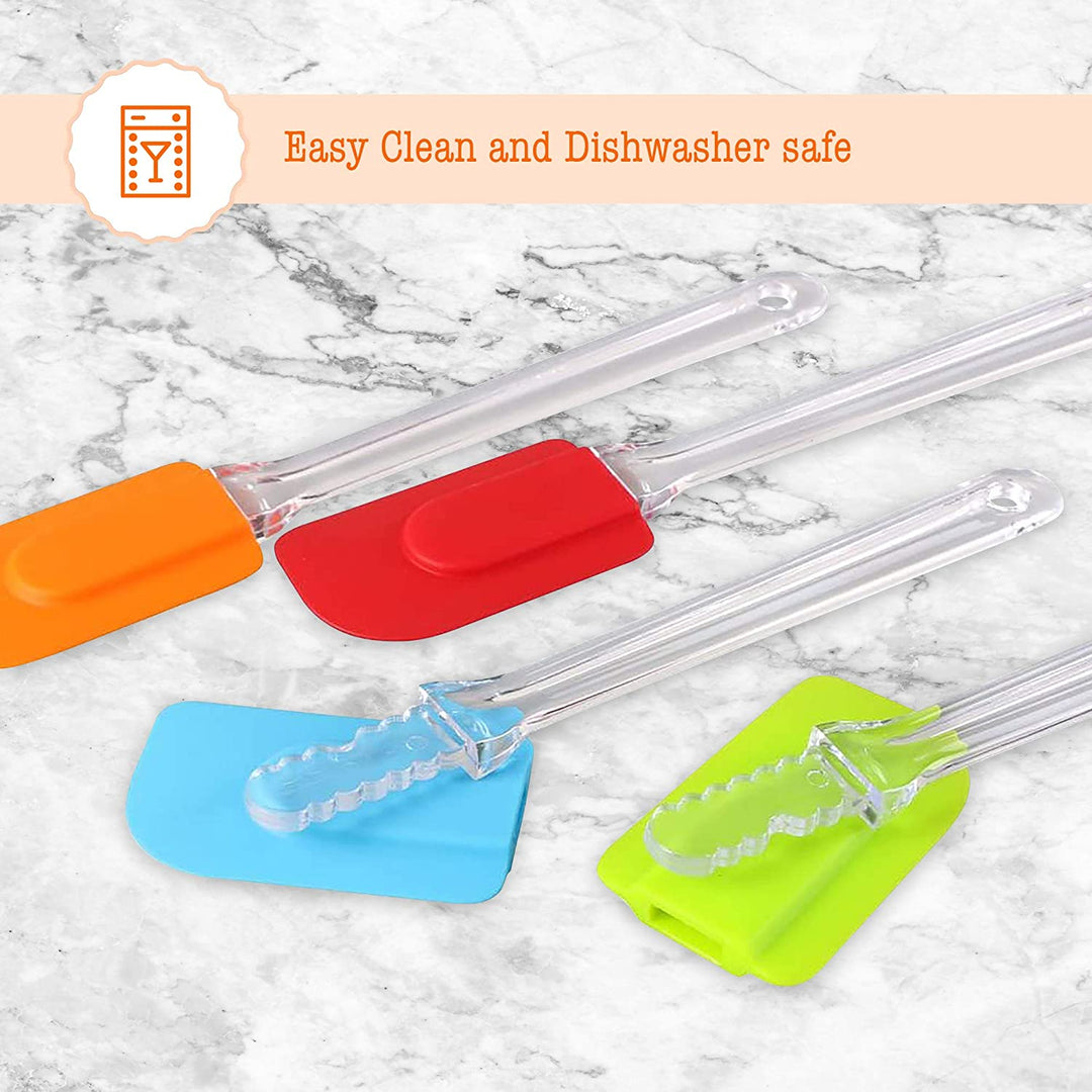 Silicone Spatula Multi Color Lifestyle Image White Background