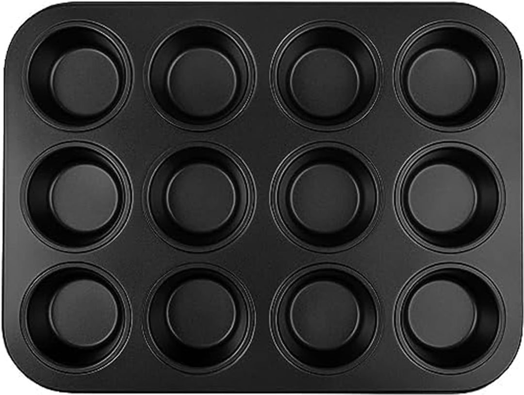 Non-Stick Muffin and Cupcake Tray - 12 Cups